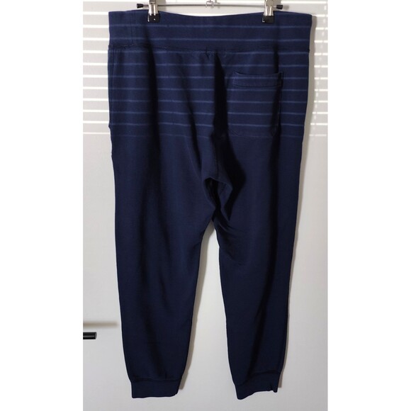 Polo Ralph Lauren Pants Mens Medium Blue Jogger Drawstring Pockets Green Pony - Picture 2 of 6